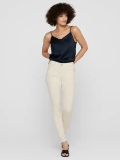 Outlet ONLBLUSH Mellemhøj talje Skinny fit Ankellængde Jeans Dame Jeans|Jeans