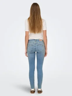 New ONLBLUSH Mellemhøj talje Skinny fit Ankellængde Jeans Dame Jeans|Jeans