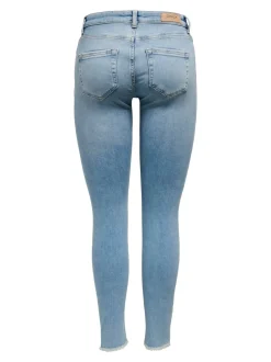 New ONLBLUSH Mellemhøj talje Skinny fit Ankellængde Jeans Dame Jeans|Jeans