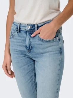 New ONLBLUSH Mellemhøj talje Skinny fit Ankellængde Jeans Dame Jeans|Jeans