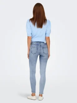 New ONLBLUSH Mellemhøj talje Skinny fit Ankellængde Jeans Dame Jeans|Jeans