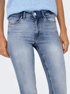 New ONLBLUSH Mellemhøj talje Skinny fit Ankellængde Jeans Dame Jeans|Jeans