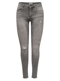 Best ONLBLUSH Mellemhøj talje Skinny fit Ankellængde Jeans Dame Jeans|Jeans