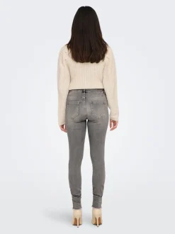 Best ONLBLUSH Mellemhøj talje Skinny fit Ankellængde Jeans Dame Jeans|Jeans