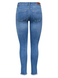 Hot ONLBLUSH Mellemhøj talje Skinny fit Ankellængde Jeans Dame Jeans|Jeans