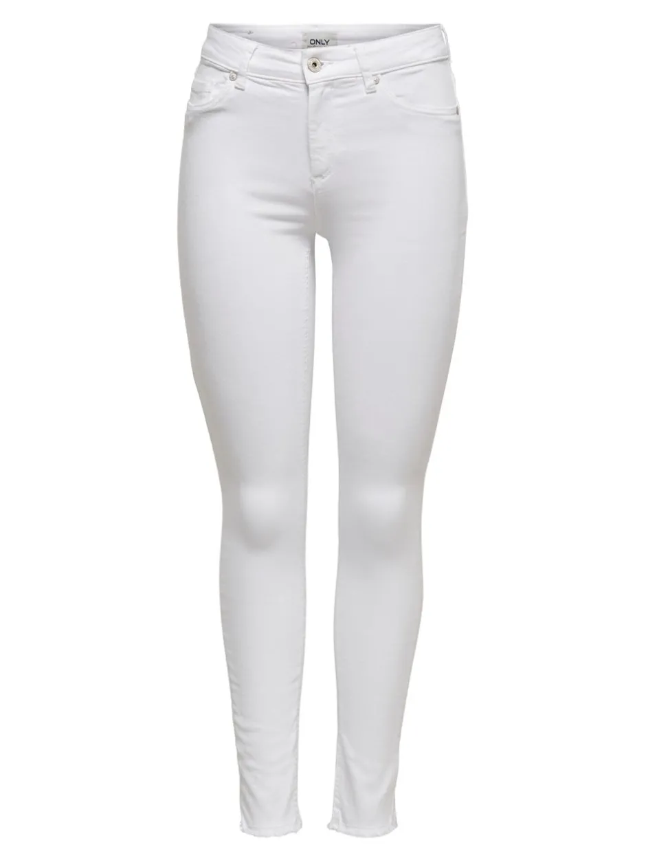 Online ONLBLUSH Mellemhøj talje Skinny fit Ankellængde Jeans Dame Jeans|Jeans