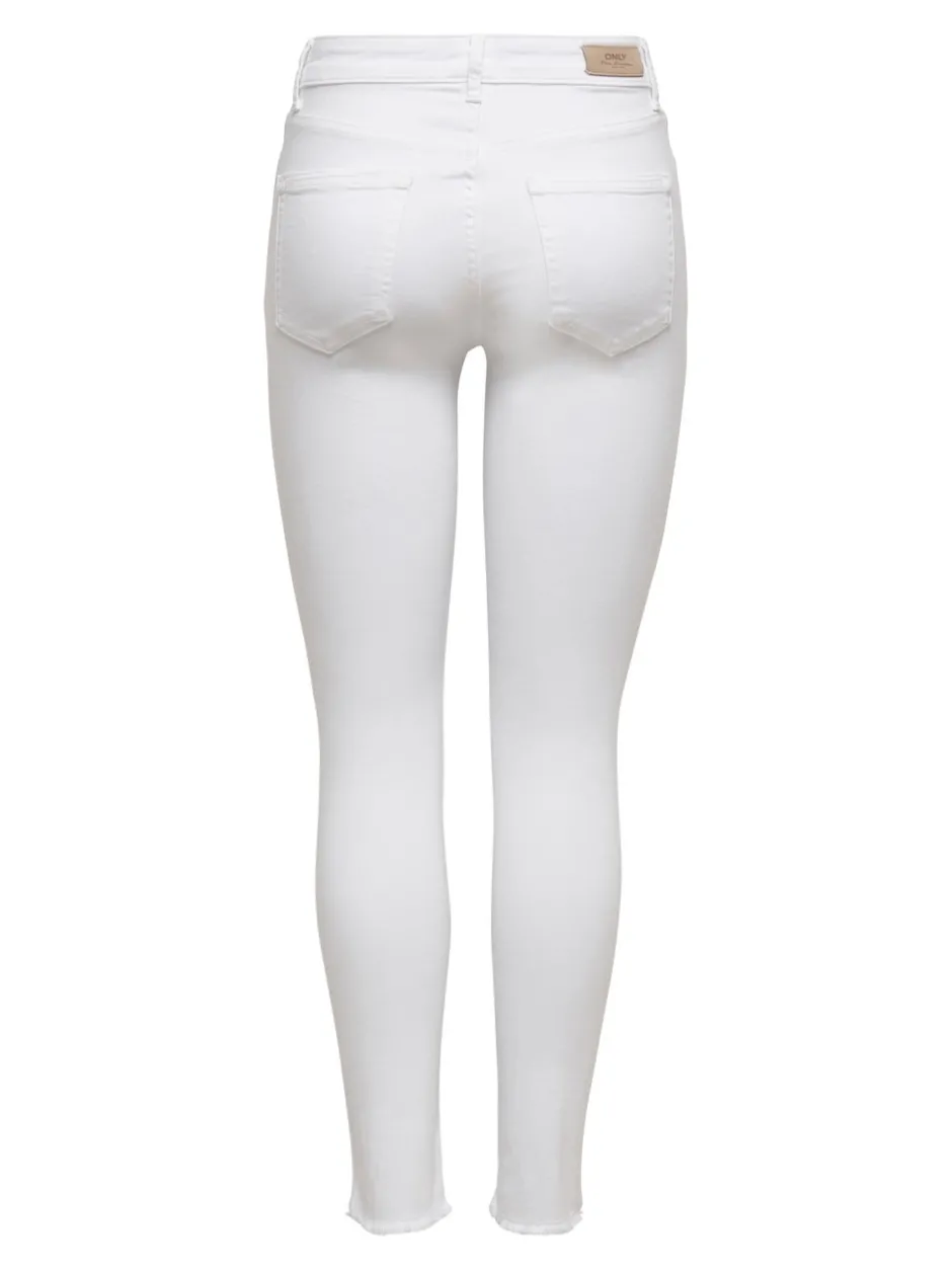 Online ONLBLUSH Mellemhøj talje Skinny fit Ankellængde Jeans Dame Jeans|Jeans