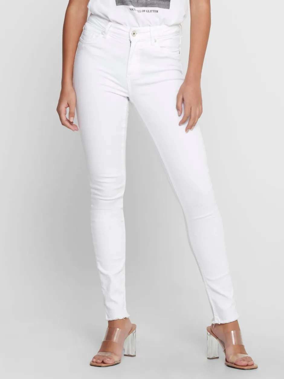 Online ONLBLUSH Mellemhøj talje Skinny fit Ankellængde Jeans Dame Jeans|Jeans