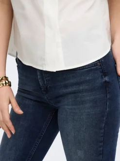 Clearance ONLBLUSH Mellemhøj talje Skinny fit Jeans Dame Jeans|Jeans