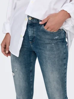 ONLBLUSH Mellemhøj talje Skinny fit Ankellængde Jeans Dame Jeans|Jeans