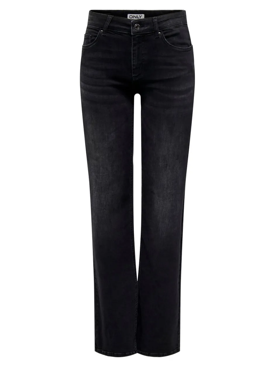 Best ONLBLUSH Mellemhøj talje Straight fit Jeans Dame Jeans|Jeans