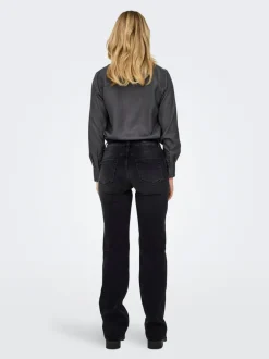 Best ONLBLUSH Mellemhøj talje Straight fit Jeans Dame Jeans|Jeans
