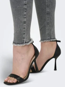 New ONLBLUSH Mellemhøj talje Skinny fit Ankellængde Jeans Dame Jeans|Jeans