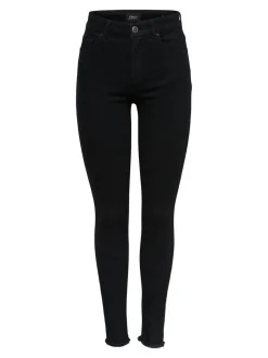 Outlet ONLBLUSH Mellemhøj talje Skinny fit Ankellængde Jeans Dame Jeans|Jeans