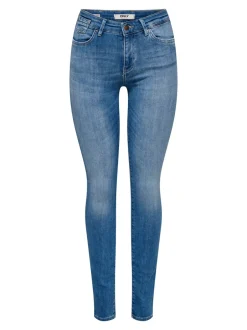 Clearance ONLBLUSH Mellemhøj talje Skinny fit Jeans Dame Jeans|Jeans