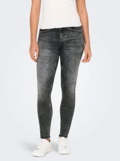 Best ONLBLUSH Mellemhøj talje Skinny fit Ankellængde Jeans Dame Jeans|Jeans