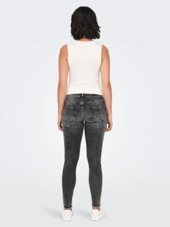 Best ONLBLUSH Mellemhøj talje Skinny fit Ankellængde Jeans Dame Jeans|Jeans