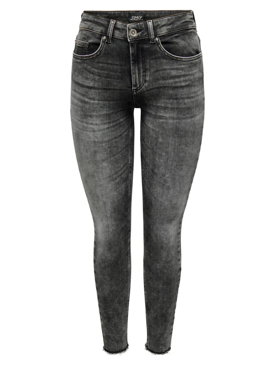 Best ONLBLUSH Mellemhøj talje Skinny fit Ankellængde Jeans Dame Jeans|Jeans