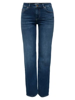 Hot ONLBLUSH Mellemhøj talje Straight fit Jeans Dame Jeans|Jeans