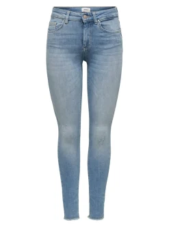 Hot ONLBLUSH Mid rise Skinny fit Ankellængde Jeans Dame Jeans|Jeans
