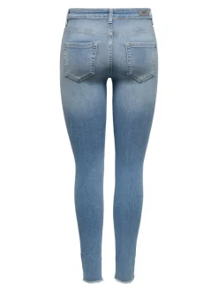 Hot ONLBLUSH Mid rise Skinny fit Ankellængde Jeans Dame Jeans|Jeans
