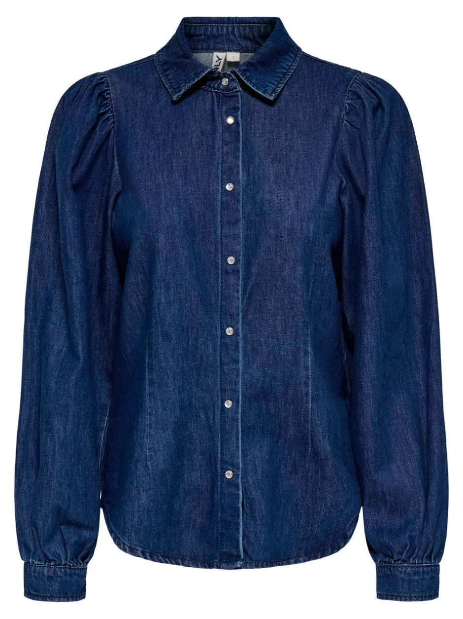 Outlet ONLBRANDI Denim-skjorte Dame Skjorter