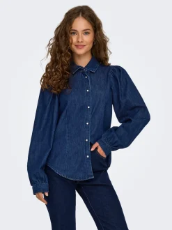Outlet ONLBRANDI Denim-skjorte Dame Skjorter