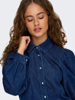 Outlet ONLBRANDI Denim-skjorte Dame Skjorter