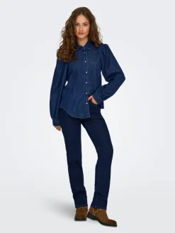 Outlet ONLBRANDI Denim-skjorte Dame Skjorter