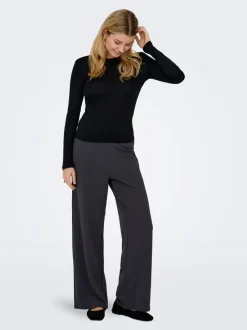 Best ONLBREMEN-YO Wide leg fit Bukser i wide fit Dame Bukser