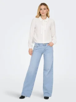 New ONLBRENDA Lav talje Straight fit Jeans Dame Jeans|Jeans