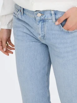New ONLBRENDA Lav talje Straight fit Jeans Dame Jeans|Jeans