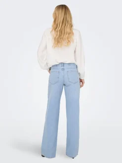 New ONLBRENDA Lav talje Straight fit Jeans Dame Jeans|Jeans