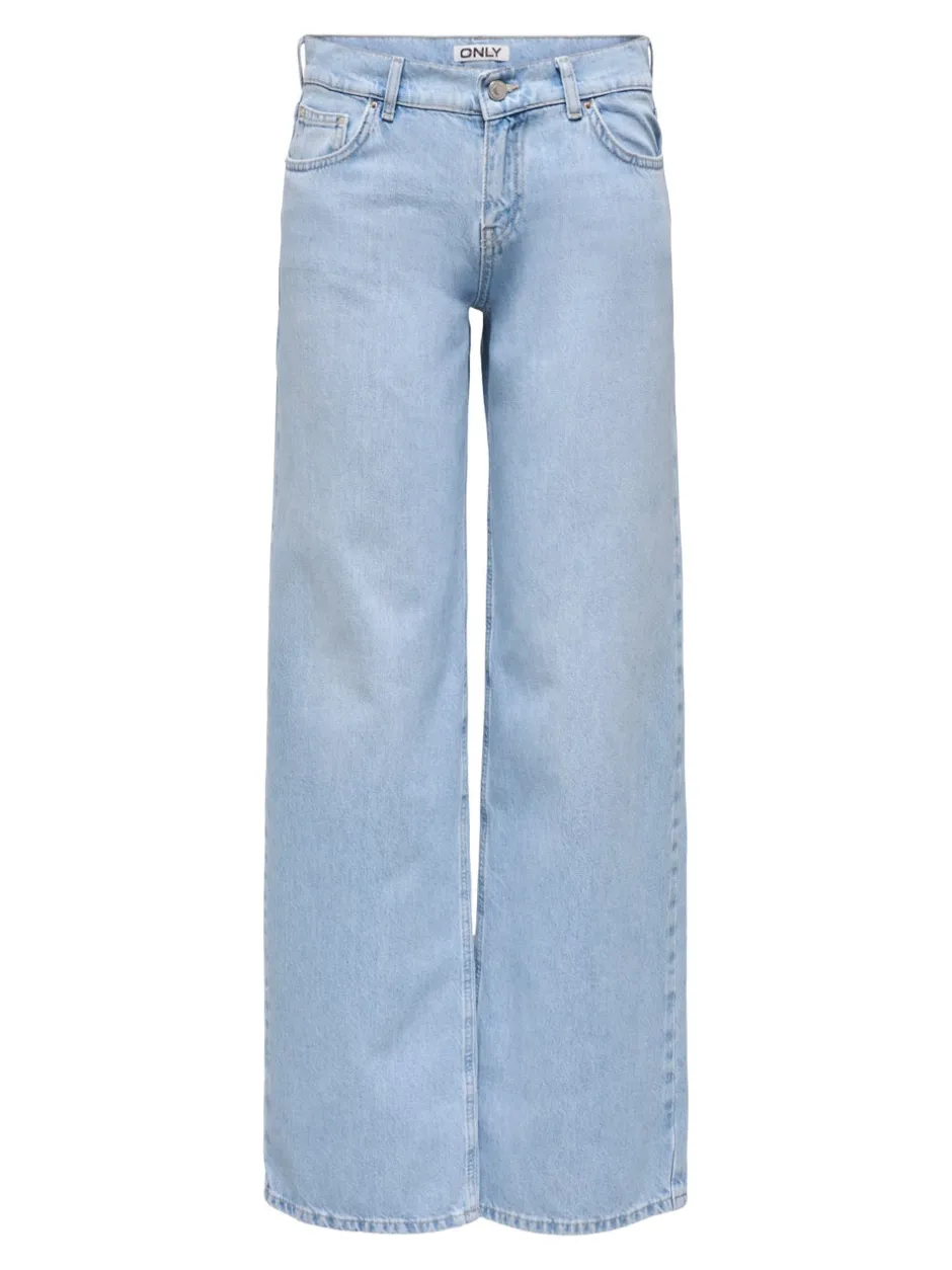 New ONLBRENDA Lav talje Straight fit Jeans Dame Jeans|Jeans