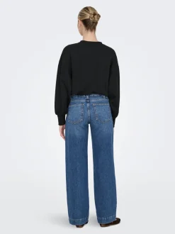 Hot ONLBRENDA Lav talje Wide leg fit Jeans Dame Jeans|Jeans