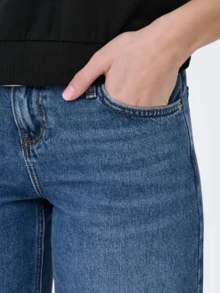 Hot ONLBRENDA Lav talje Wide leg fit Jeans Dame Jeans|Jeans