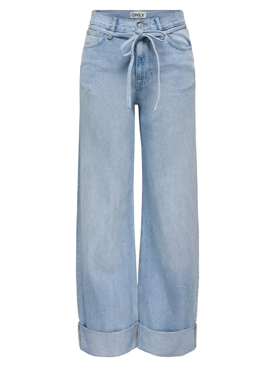 Best ONLBROOME Høj talje Wide leg fit Jeans Dame Jeans|Jeans
