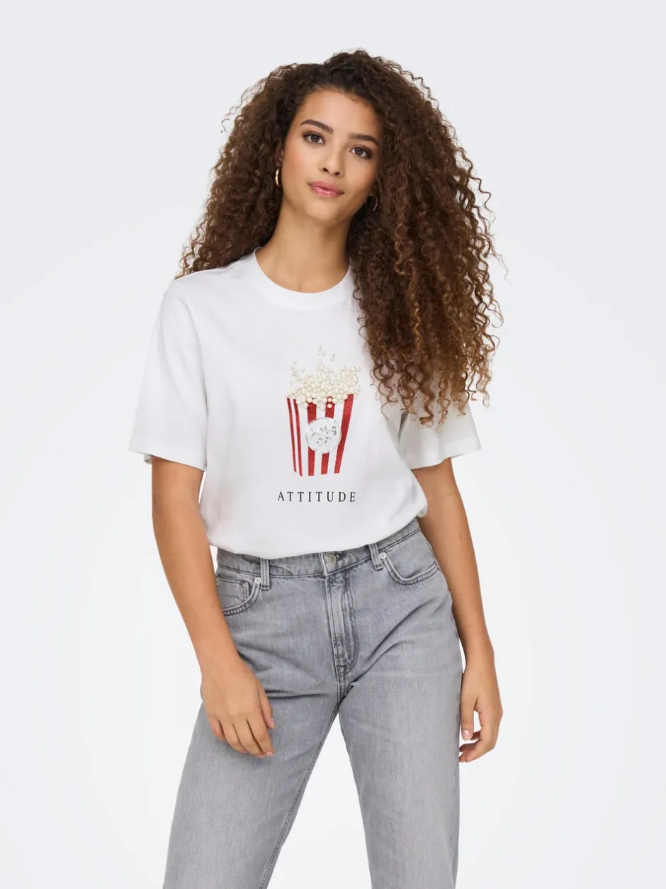 New ONLBURST T-shirt Dame Toppe