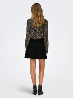 Best ONLCALINA Striknederdel Mininederdel Dame Nederdele