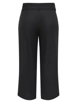 ONLCARO Cropped fit Hør Bukser i wide fit Dame Bukser
