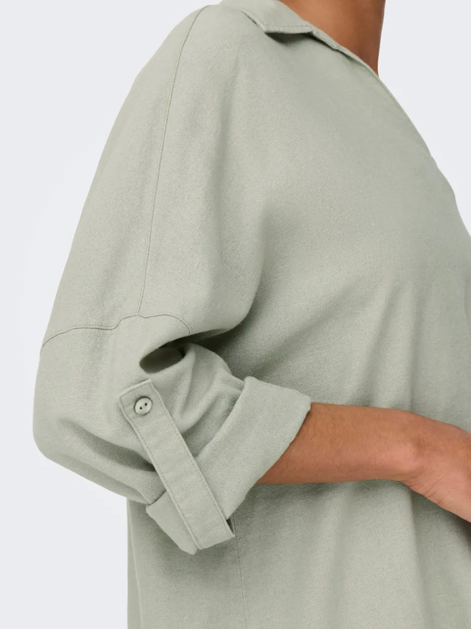 Sale ONLCARO Hør Tunika Dame Skjorter