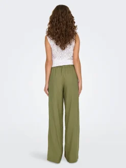 Sale ONLCARO Loose fit Hør Bukser Dame Bukser