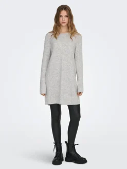 Best ONLCAROL Lang kjole Dame Strik & Cardigans|Kjoler