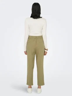 Hot ONLCARO-POPTRASH Comfort fit Hør Bukser Dame Bukser