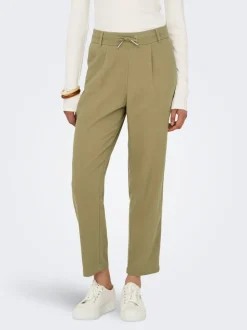 Hot ONLCARO-POPTRASH Comfort fit Hør Bukser Dame Bukser