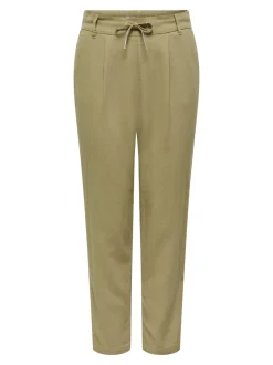 Hot ONLCARO-POPTRASH Comfort fit Hør Bukser Dame Bukser
