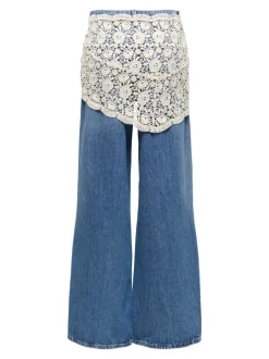 Clearance ONLCARRIE Mellemhøj talje Wide leg fit Jeans Dame Jeans|Jeans