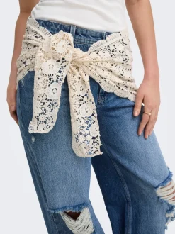 Clearance ONLCARRIE Mellemhøj talje Wide leg fit Jeans Dame Jeans|Jeans