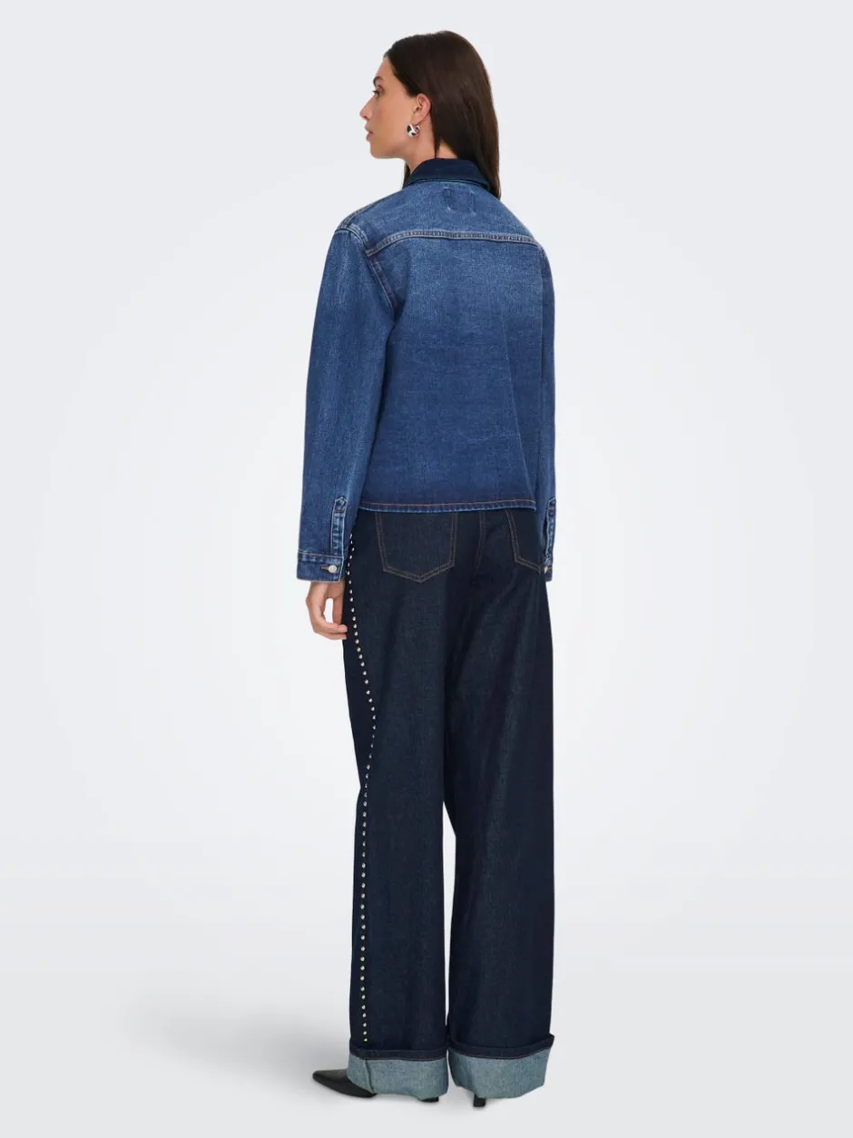 New ONLCASSIE Denim-skjorte Dame Skjorter