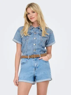 Online ONLCASTEL Regular fit Denimjumpsuit Dame Jumpsuits|Double Denim